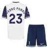 Maillot de Supporter Tottenham Hotspur Pedro Porro 23 Domicile 2024-25 Pour Enfant